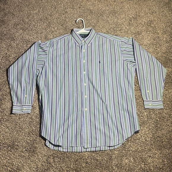 Ralph Lauren Blue Label Other - Ralph Lauren Blake Striped Button Up Shirt XL